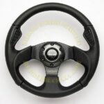 Momo Jet Black Steering Wheel